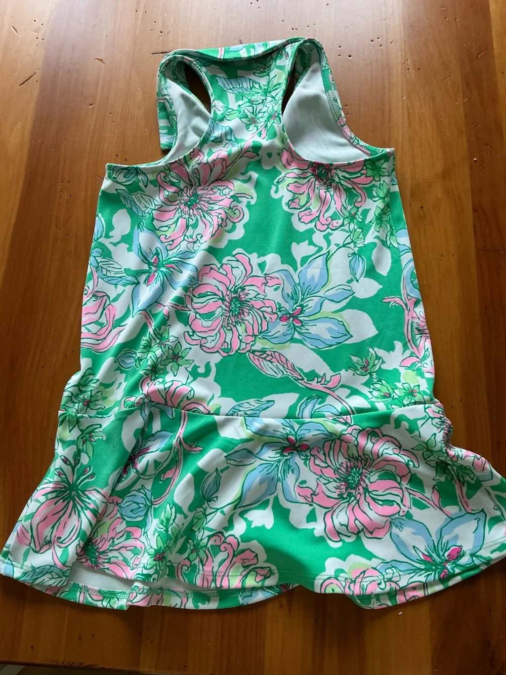 Lilly Pulitzer Girls  Sz S  Luxletic BLOSSOM  DANIA DRESS &  Shorts UPF50